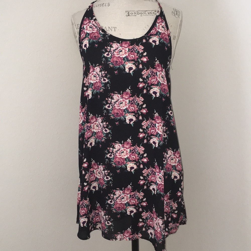 Black Floral Dress 🥀🌷